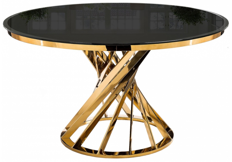 Стол Твистер gold / black